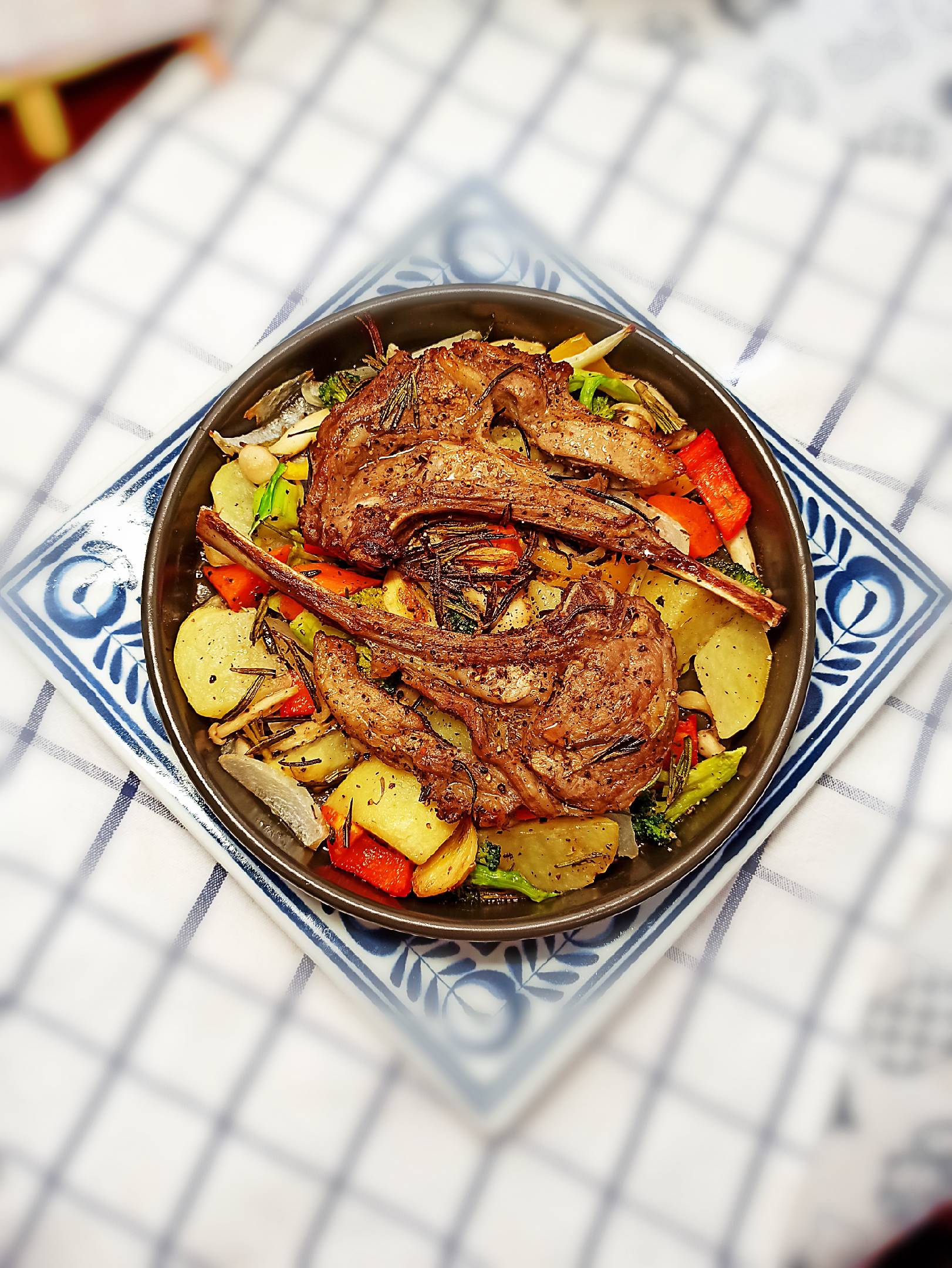 法式雜蔬烤羊排的做法-其它口味烤菜譜