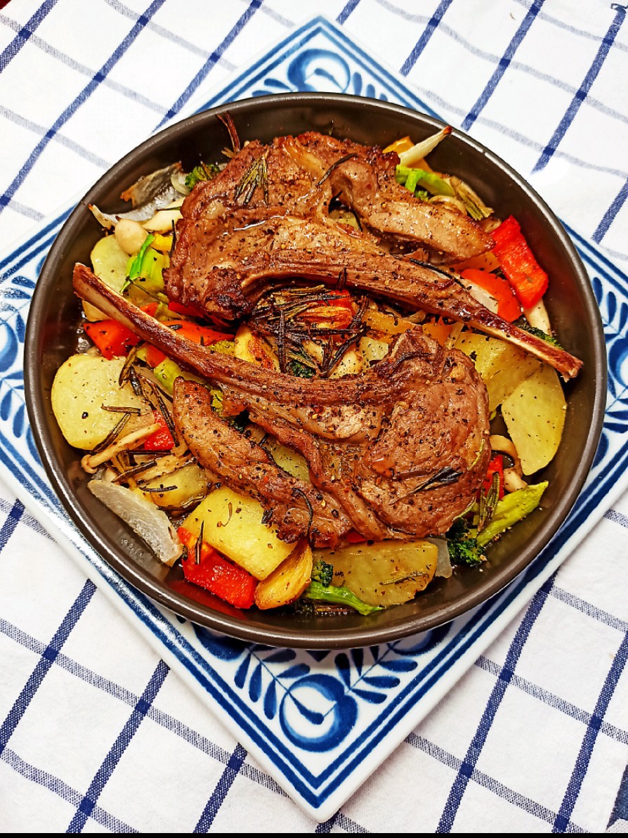 法式雜蔬烤羊排的做法-其它口味烤菜譜