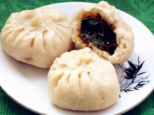 豬肉韭菜餡蒸包的做法-咸鮮味蒸菜譜