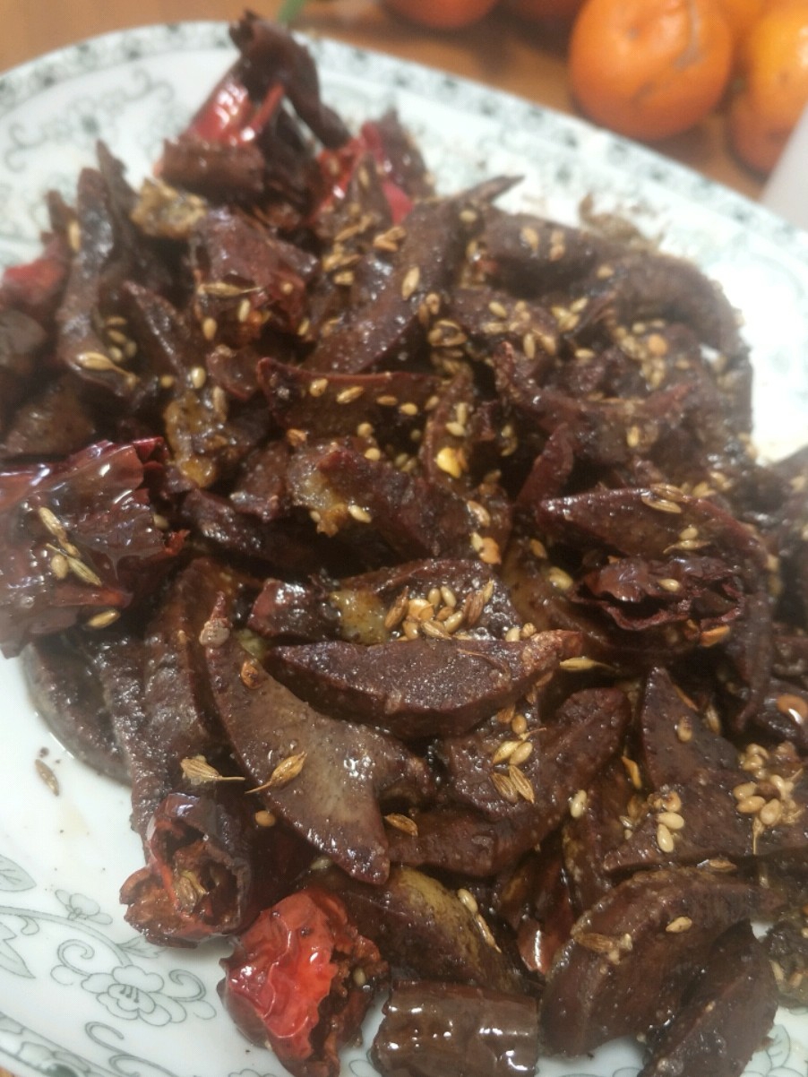 干煸豬腰的做法-香辣味干煸菜譜