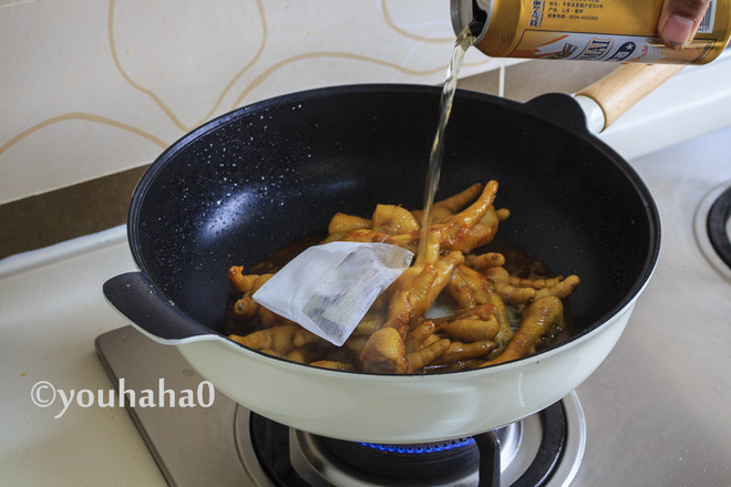 啤酒燒鳳爪的做法-家常味燒菜譜