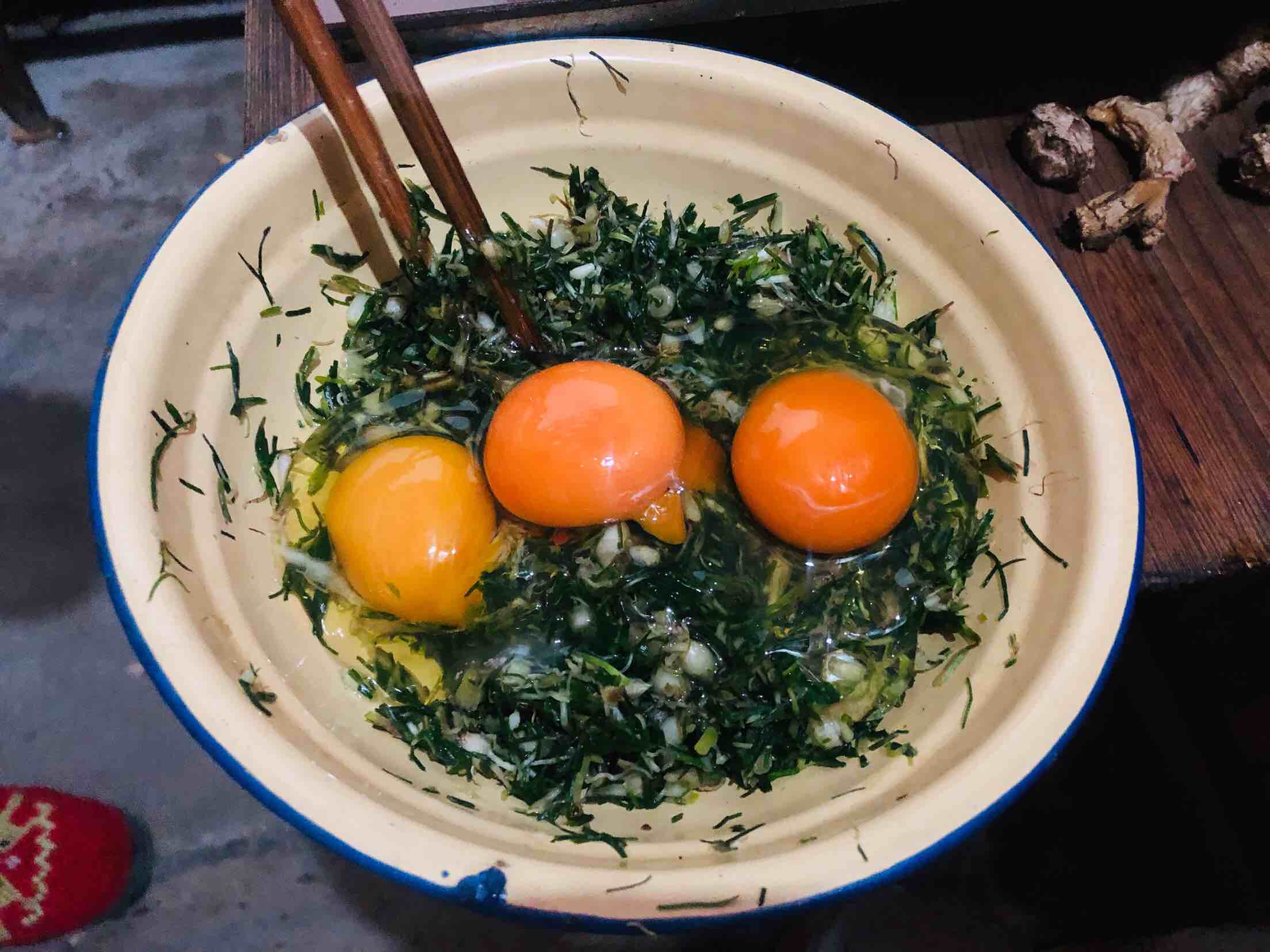 蕎頭炒雞蛋的做法-咸鮮味炒菜譜