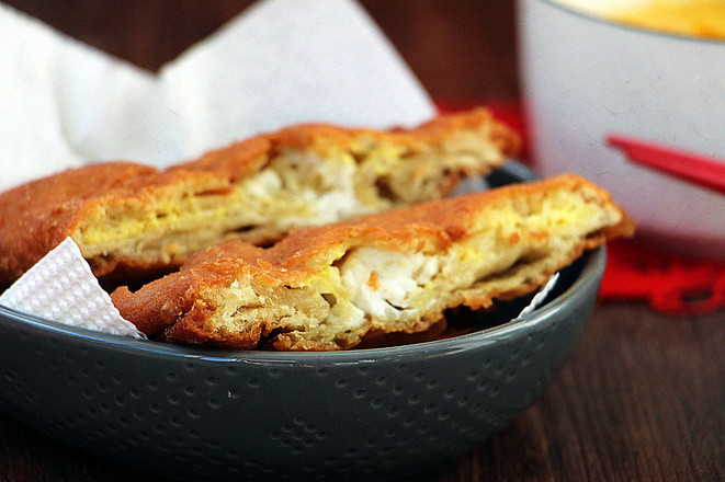 炸荷包蛋的做法-家常味炸菜譜