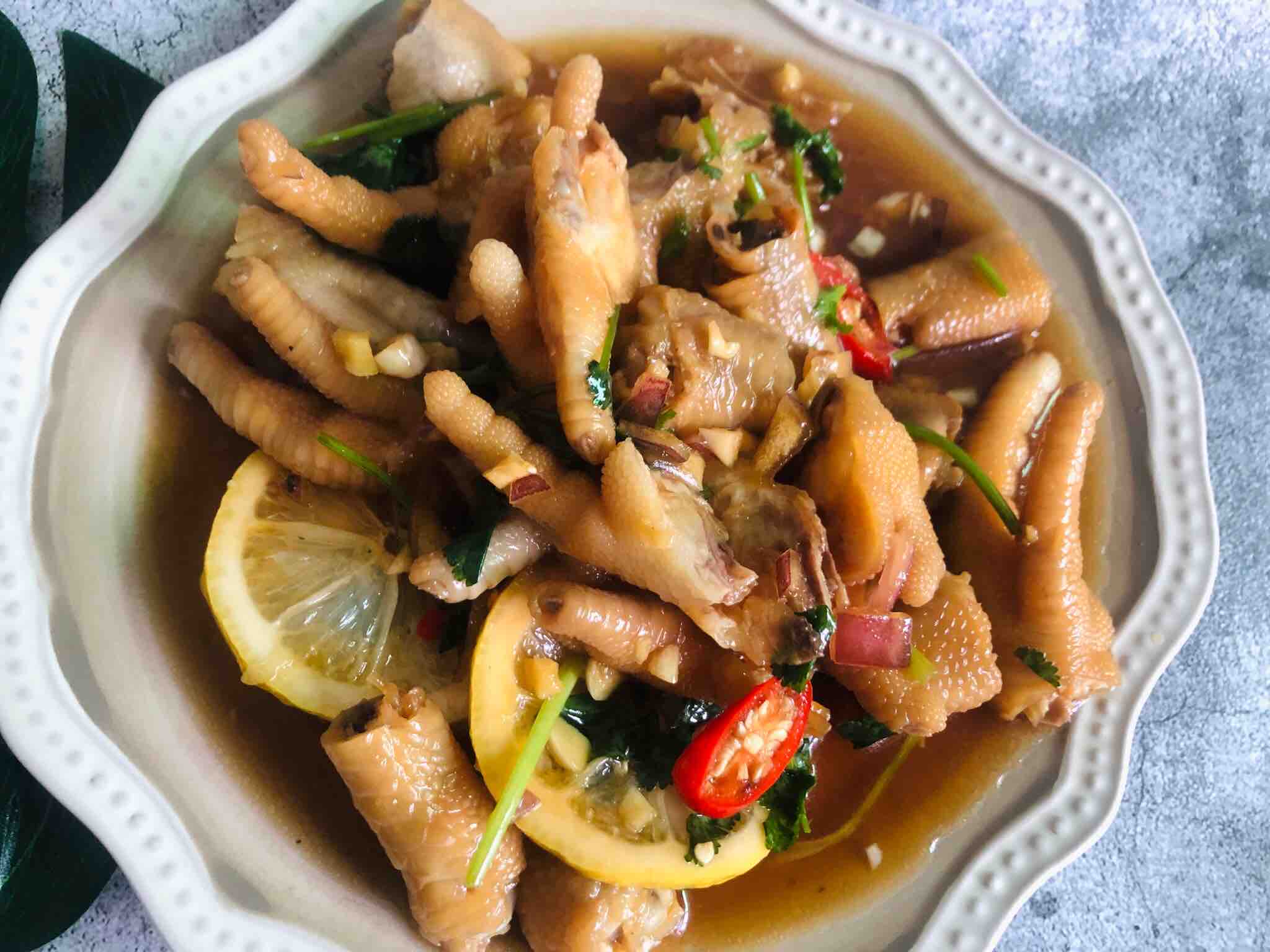 泰式檸檬鳳爪的做法-酸辣味泡菜譜