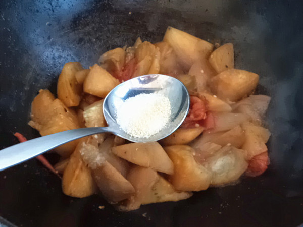 蠔油燒雙茄的做法-咸鮮味燒菜譜