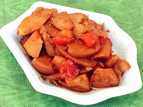 蠔油燒雙茄的做法-咸鮮味燒菜譜