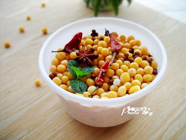 五香鹵豌豆的做法-五香味鹵菜譜