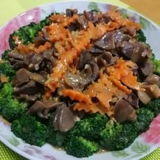 鴨胗西蘭花的做法-家常味煮菜譜