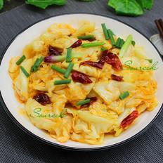 干鍋包菜的做法-麻辣味炒菜譜
