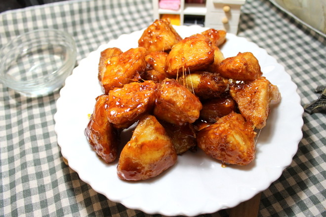 拔絲蘋果的做法-甜味煮菜譜