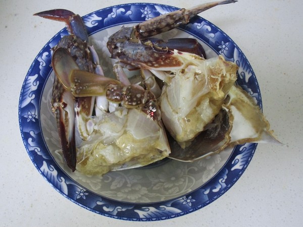 梭子蟹炒年糕的做法-咸鮮味炒菜譜