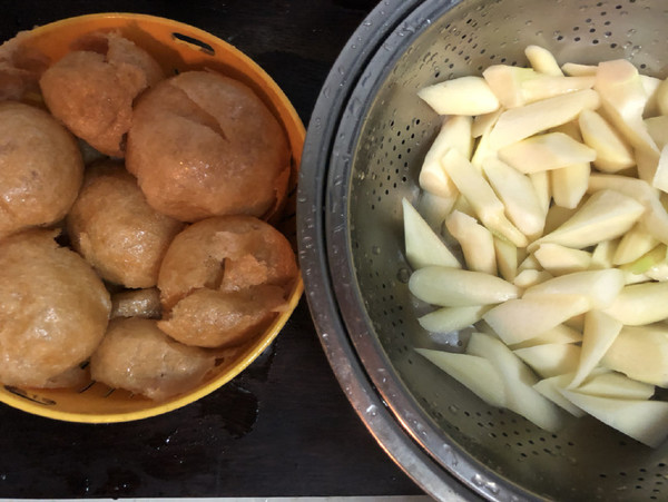 糖醋面筋茭白的做法-酸甜味炒菜譜