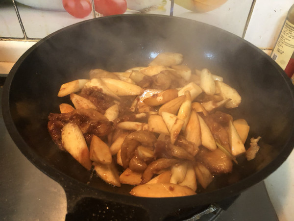 糖醋面筋茭白的做法-酸甜味炒菜譜