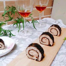 肉末紫菜卷的做法-咸鮮味蒸菜譜