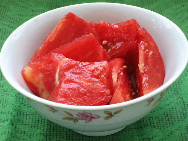 番茄炒雙豆的做法-家常味炒菜譜