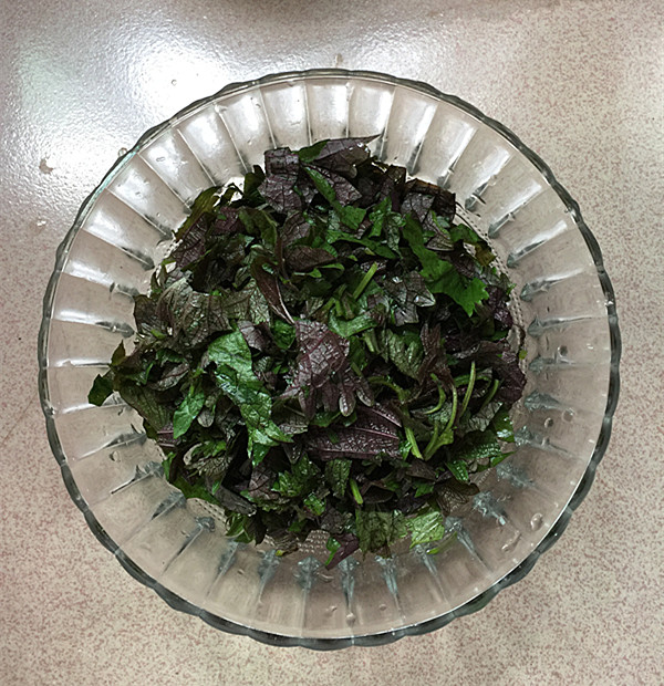 紫蘇煎雞蛋的做法-家常味煎菜譜