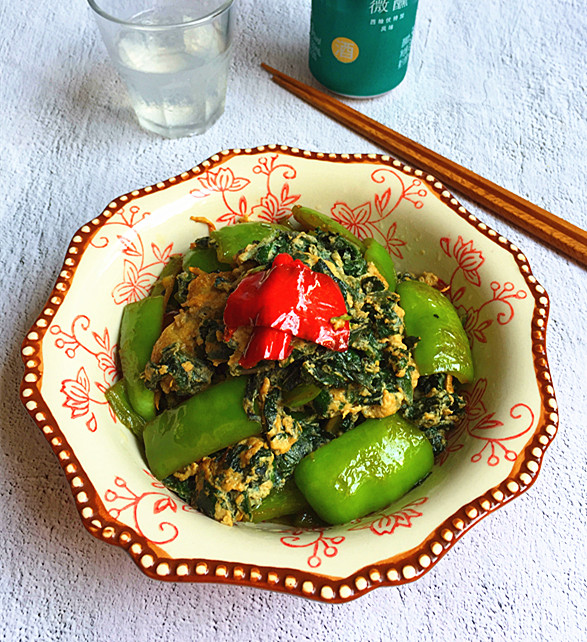 紫蘇煎雞蛋的做法-家常味煎菜譜