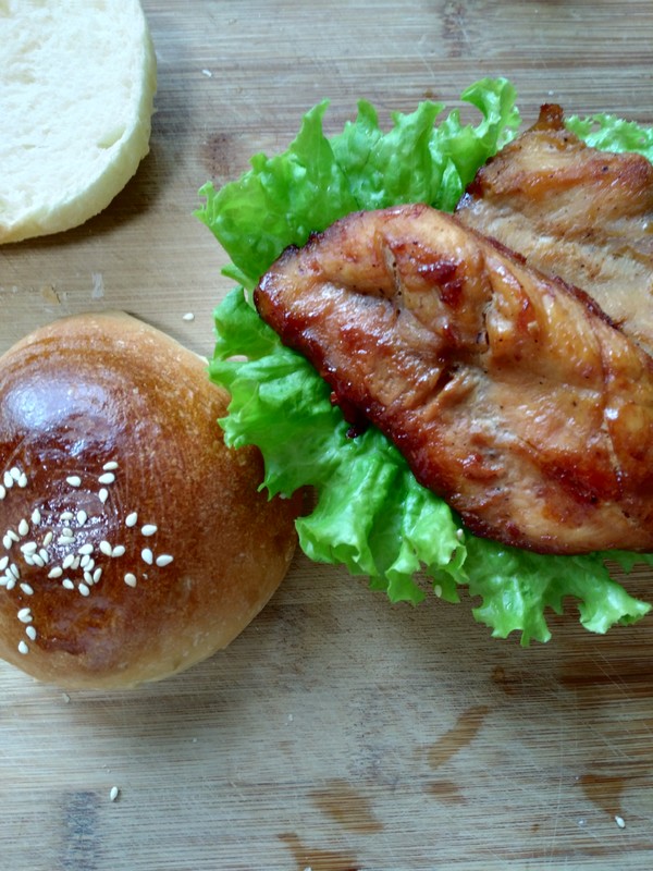 照燒雞肉漢堡的做法-其它口味烤菜譜