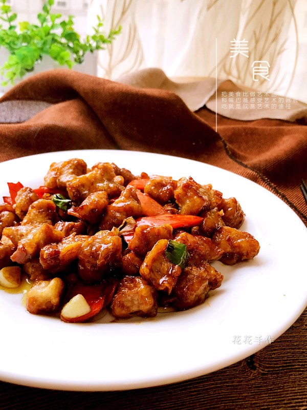 糖醋版溜肉段的做法-酸甜味熘菜譜