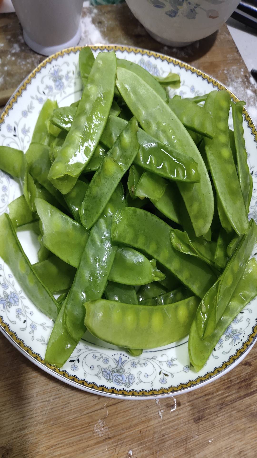 荷蘭豆的做法-家常味炒菜譜