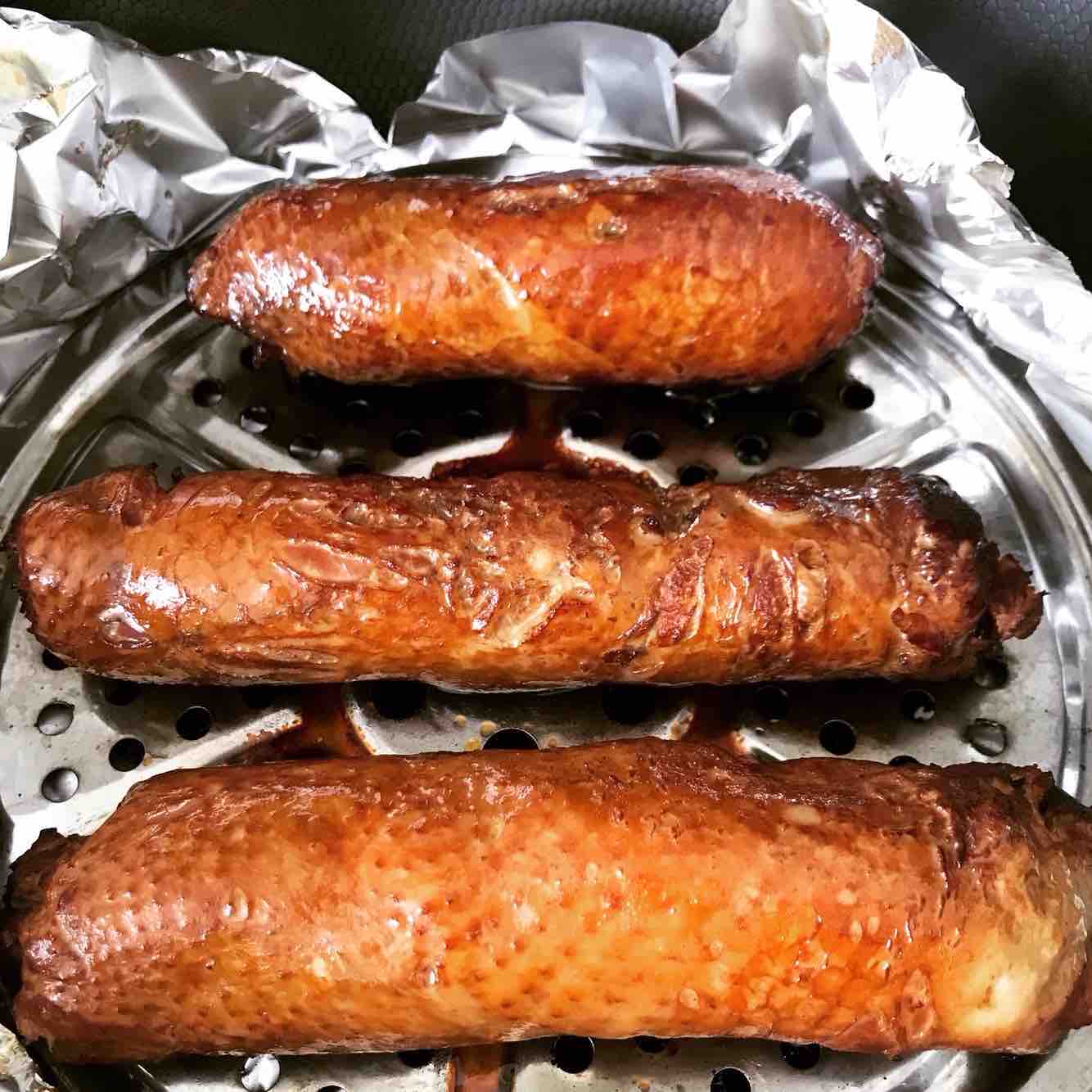 松花雞腿卷的做法-咸鮮味蒸菜譜