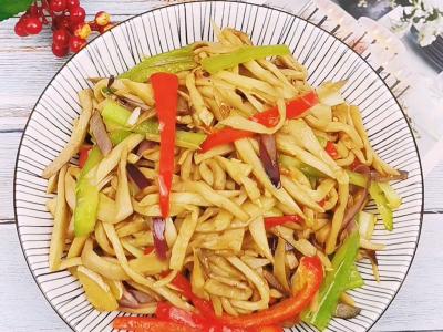 辣炒杏鮑菇的做法-香辣味炒菜譜