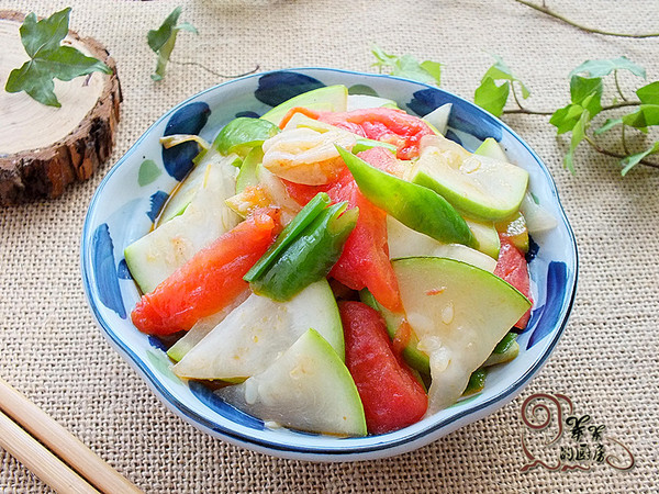 番茄炒葫蘆瓜的做法-家常味炒菜譜