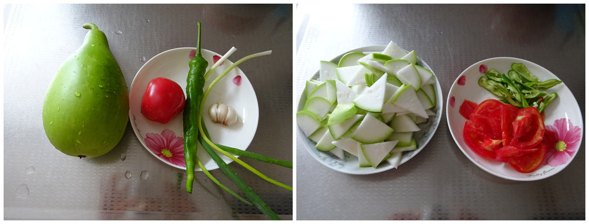 番茄炒葫蘆瓜的做法-家常味炒菜譜