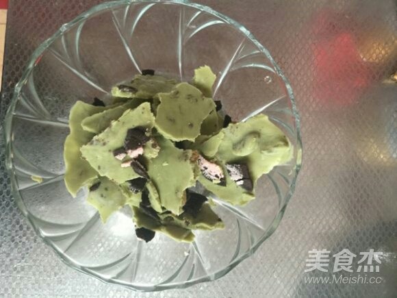 抹茶旋風雙巧果肉炒酸奶的做法-奶香味凍菜譜