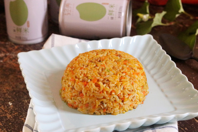 肉末南瓜醬軟飯的做法-家常味炒菜譜