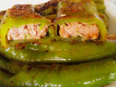 虎皮釀肉電餅鐺版的做法-香辣味煎菜譜