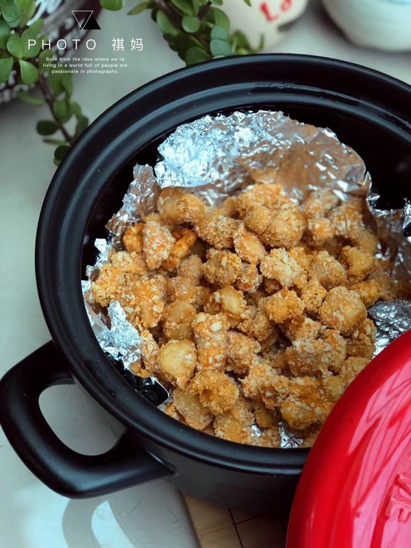 砂鍋烤雞米花的做法-家常味烤菜譜