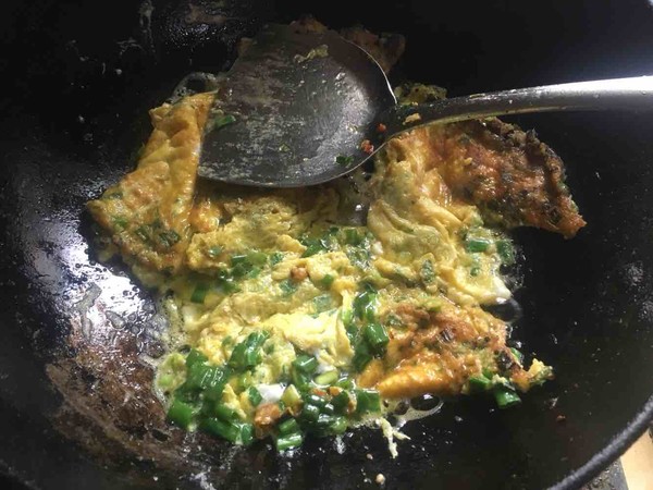 蔥花煎蛋的做法-家常味煎菜譜