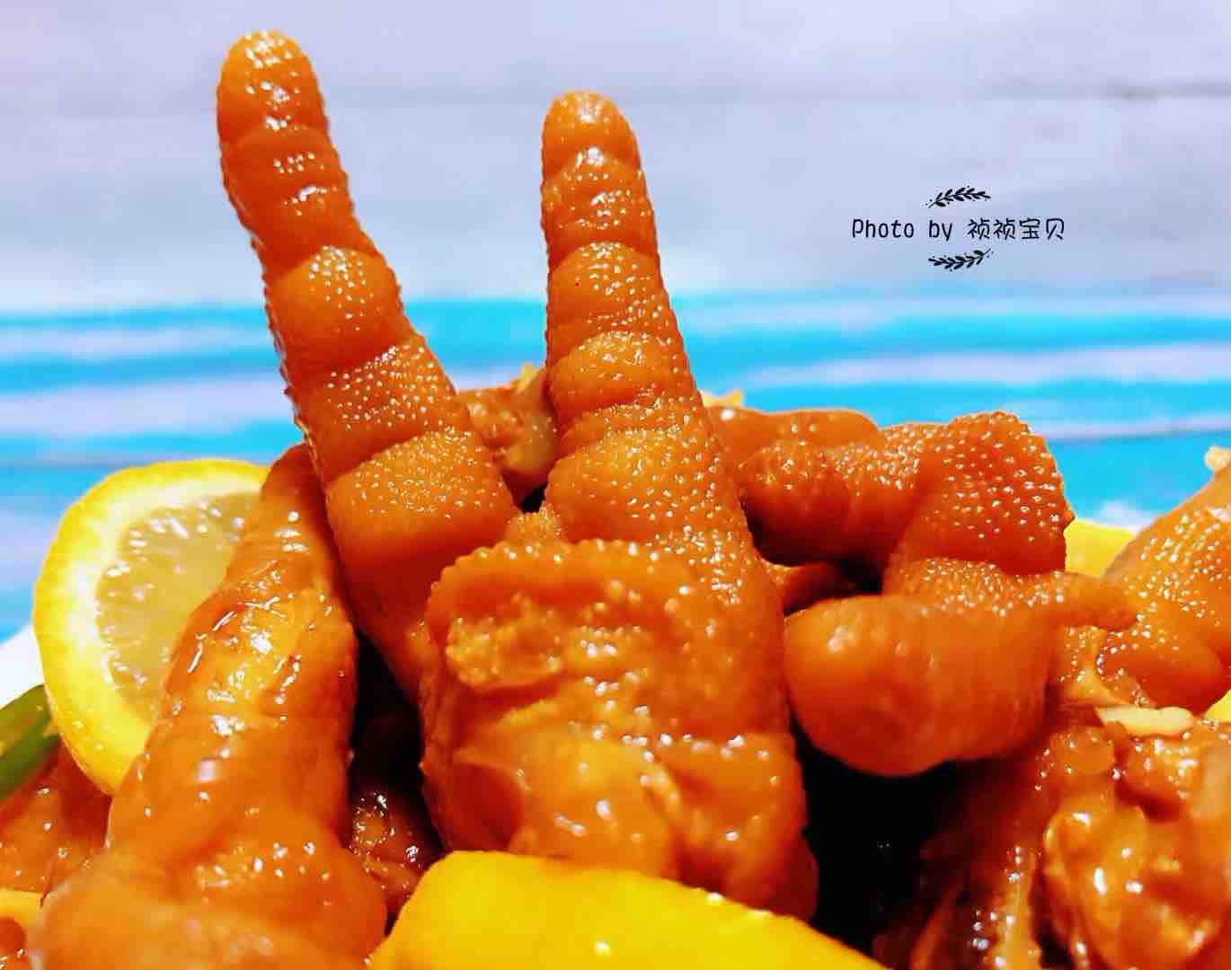 網紅檸檬鳳爪的做法-酸辣味煮菜譜