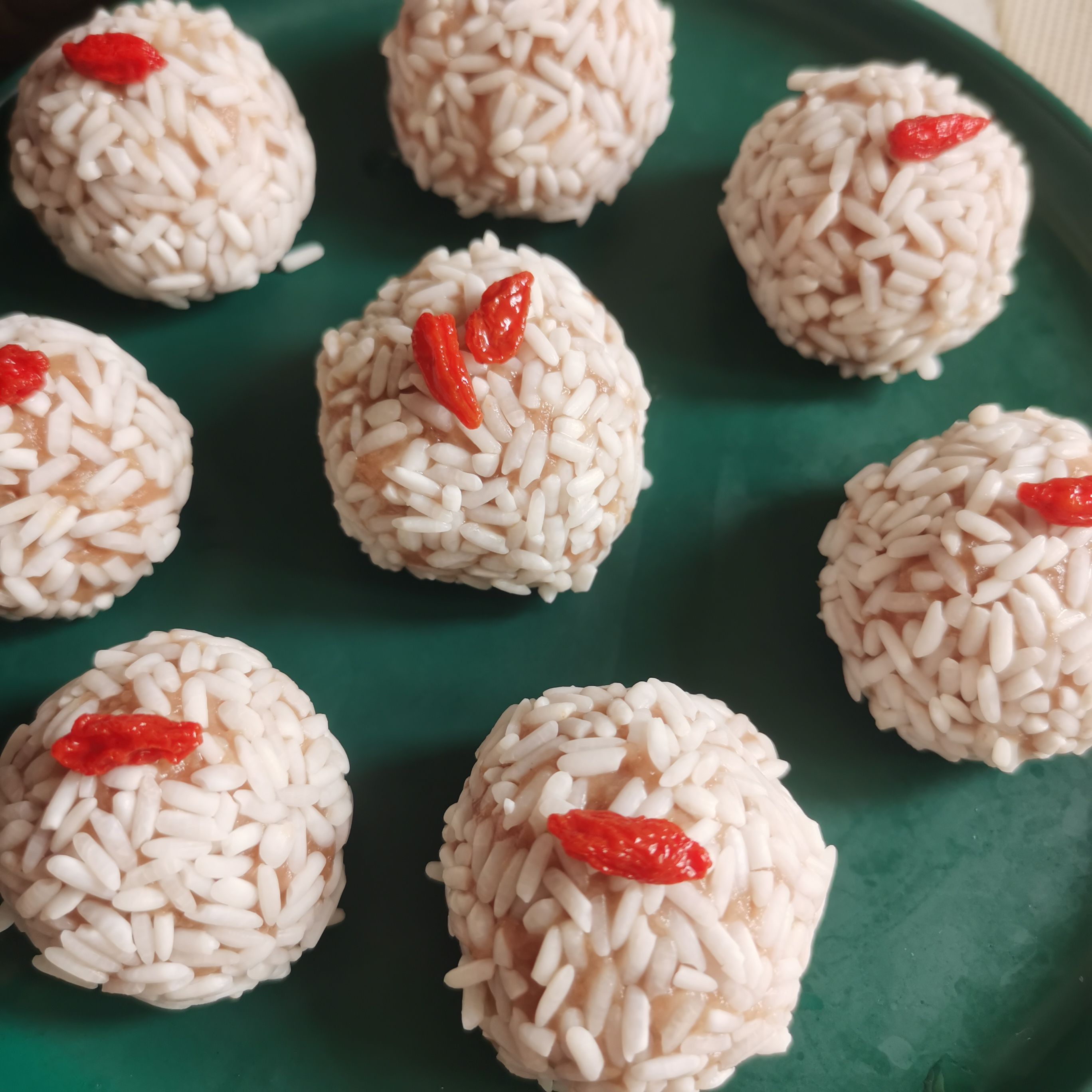 糯米珍珠丸子的做法-家常味蒸菜譜