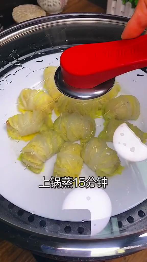 娃娃菜肉卷的做法-家常味炒菜譜