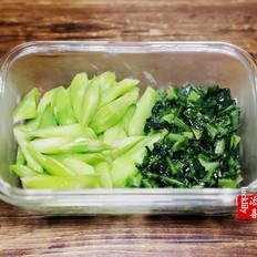 綠色開工便當——萵筍雙炒的做法-家常味炒菜譜
