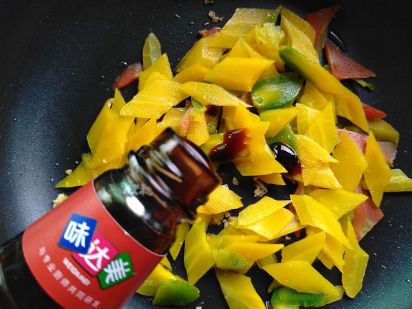 炒素蘿卜片的做法-咸鮮味炒菜譜