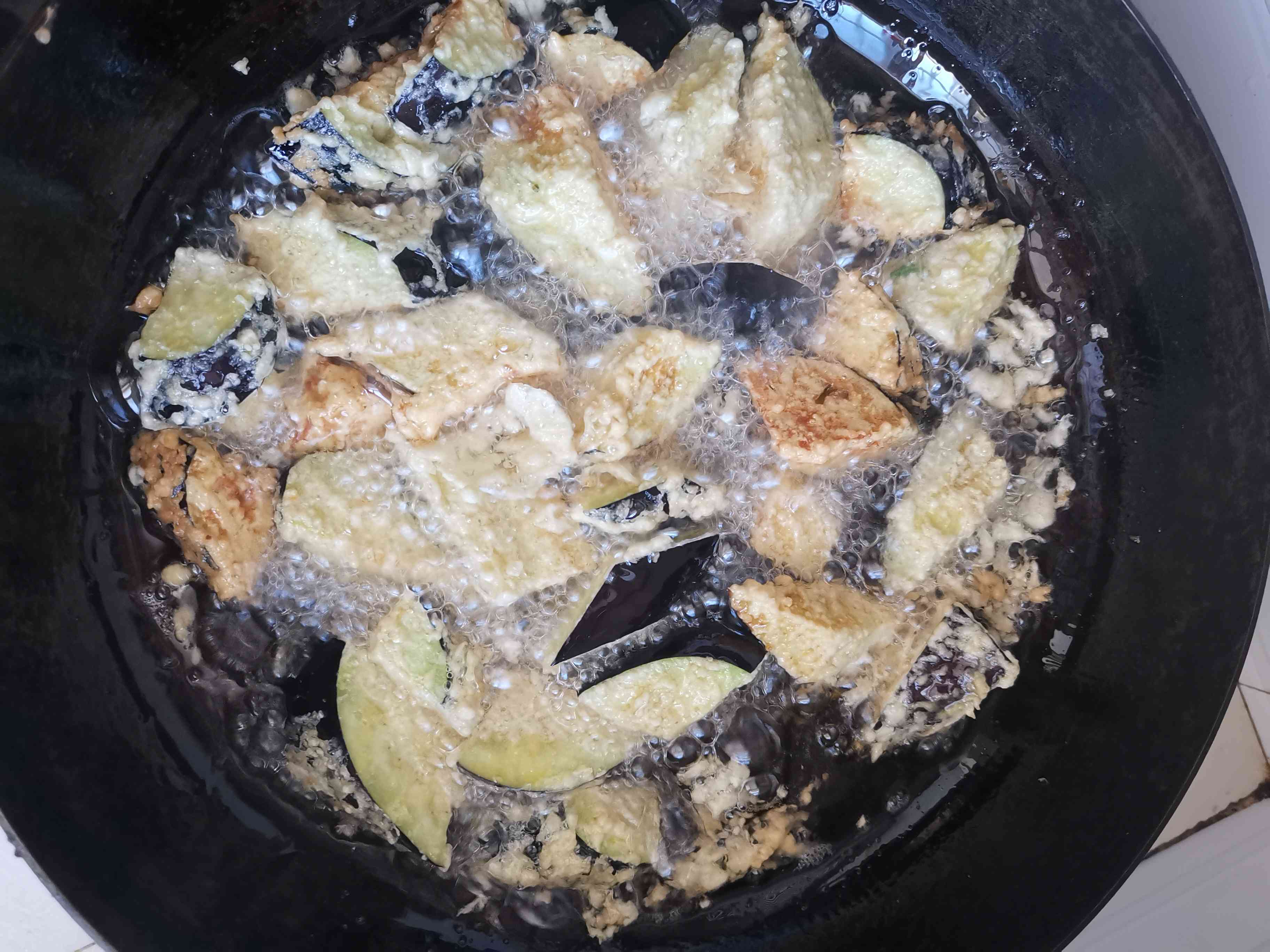 風味茄子的做法-酸甜味爆菜譜