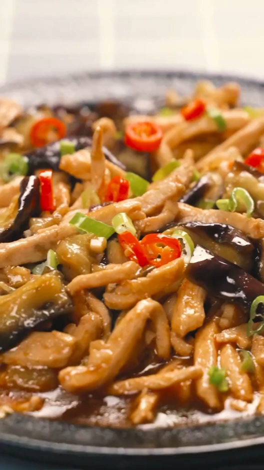 低脂版魚香茄子的做法-魚香味炒菜譜