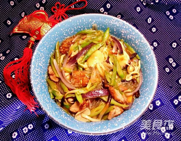 蕓豆粉絲的做法-家常味燉菜譜