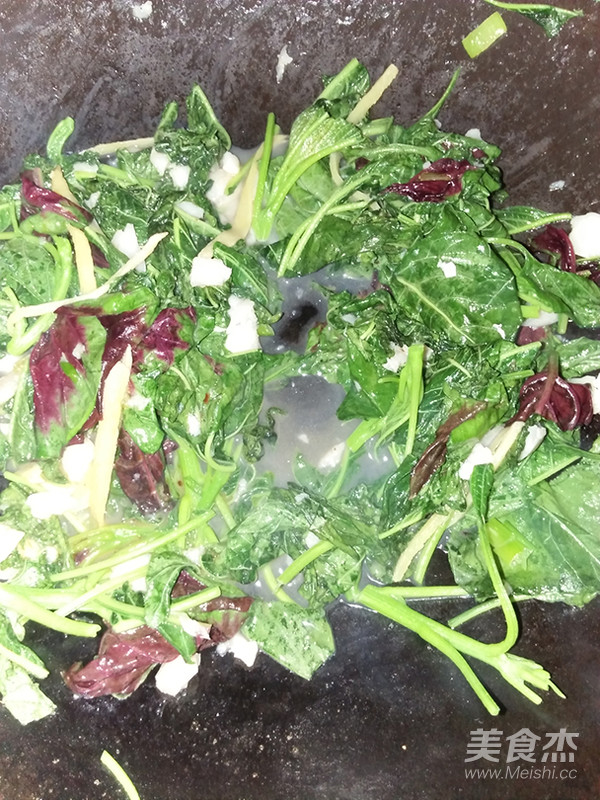 野莧菜這樣做既有營養(yǎng)又好吃哦的做法-家常味炒菜譜