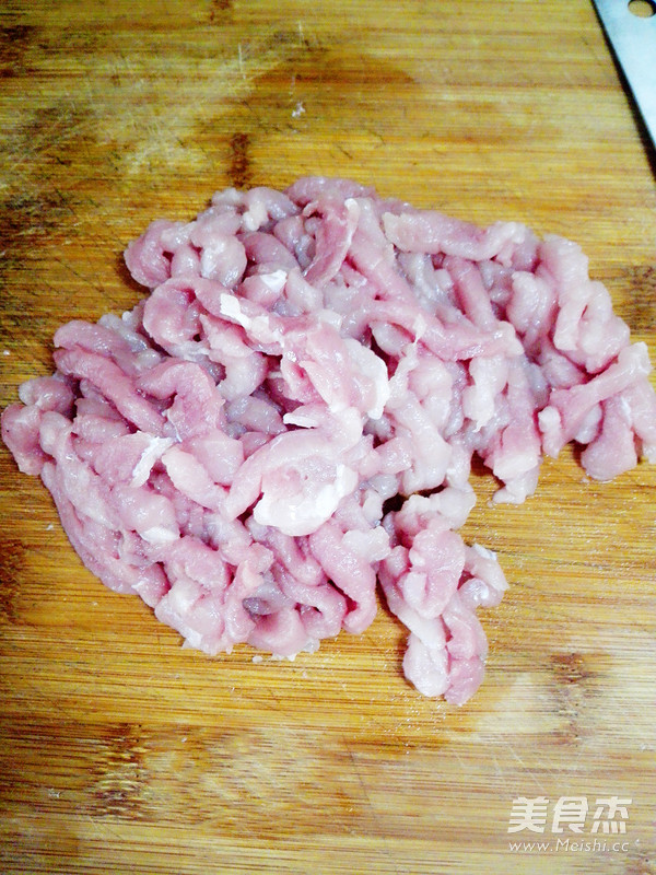 豆角肉絲炒面的做法-家常味炒菜譜