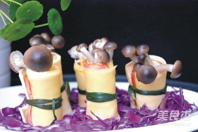 百葉培根菌菇卷的做法-咸鮮味蒸菜譜-易網(wǎng)健康養(yǎng)生網(wǎng) 百葉培根菌菇卷的做法-咸鮮味蒸菜譜