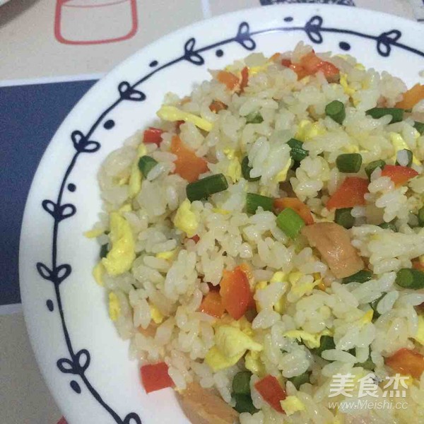 簡易版蛋炒飯的做法-家常味炒菜譜