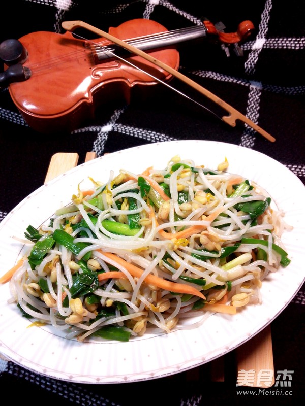 素炒豆芽的做法-家常味炒菜譜