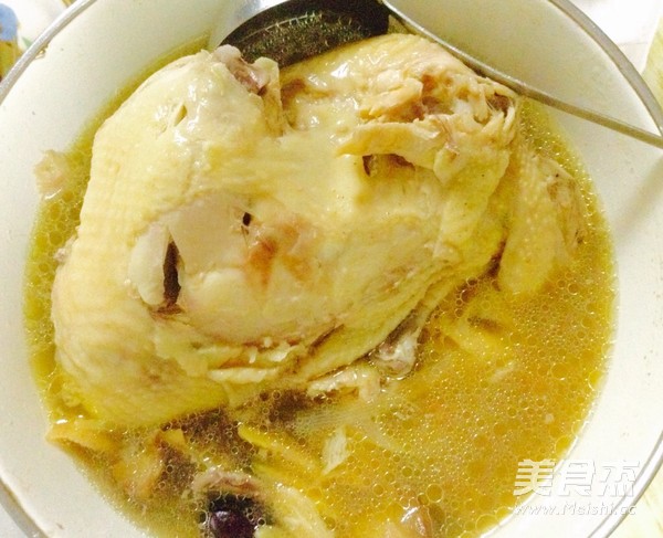 黃芪花菇燉童子雞的做法-咸鮮味燉菜譜