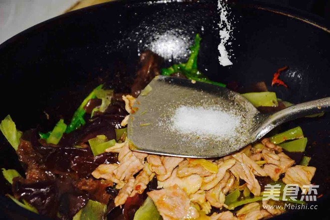 木耳炒肉片的做法-家常味炒菜譜