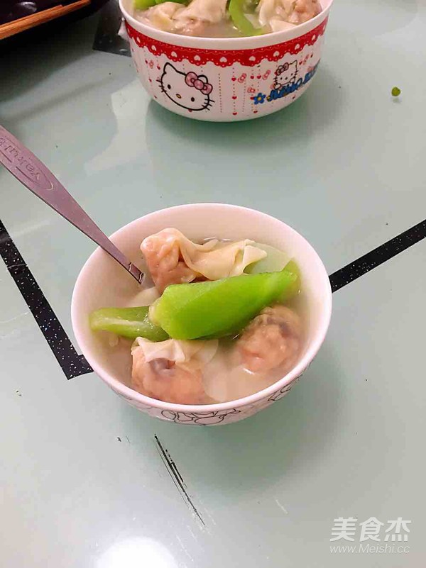 絲瓜湯煮云吞的做法-家常味煮菜譜