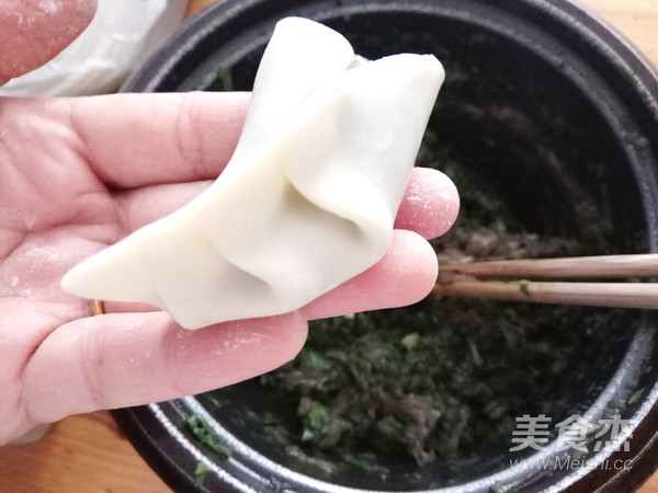 青菜鮮肉煎餃的做法-家常味炒菜譜